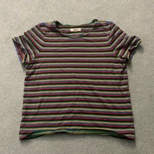 Madewell luxe boxy tee in “Mathis stripe”